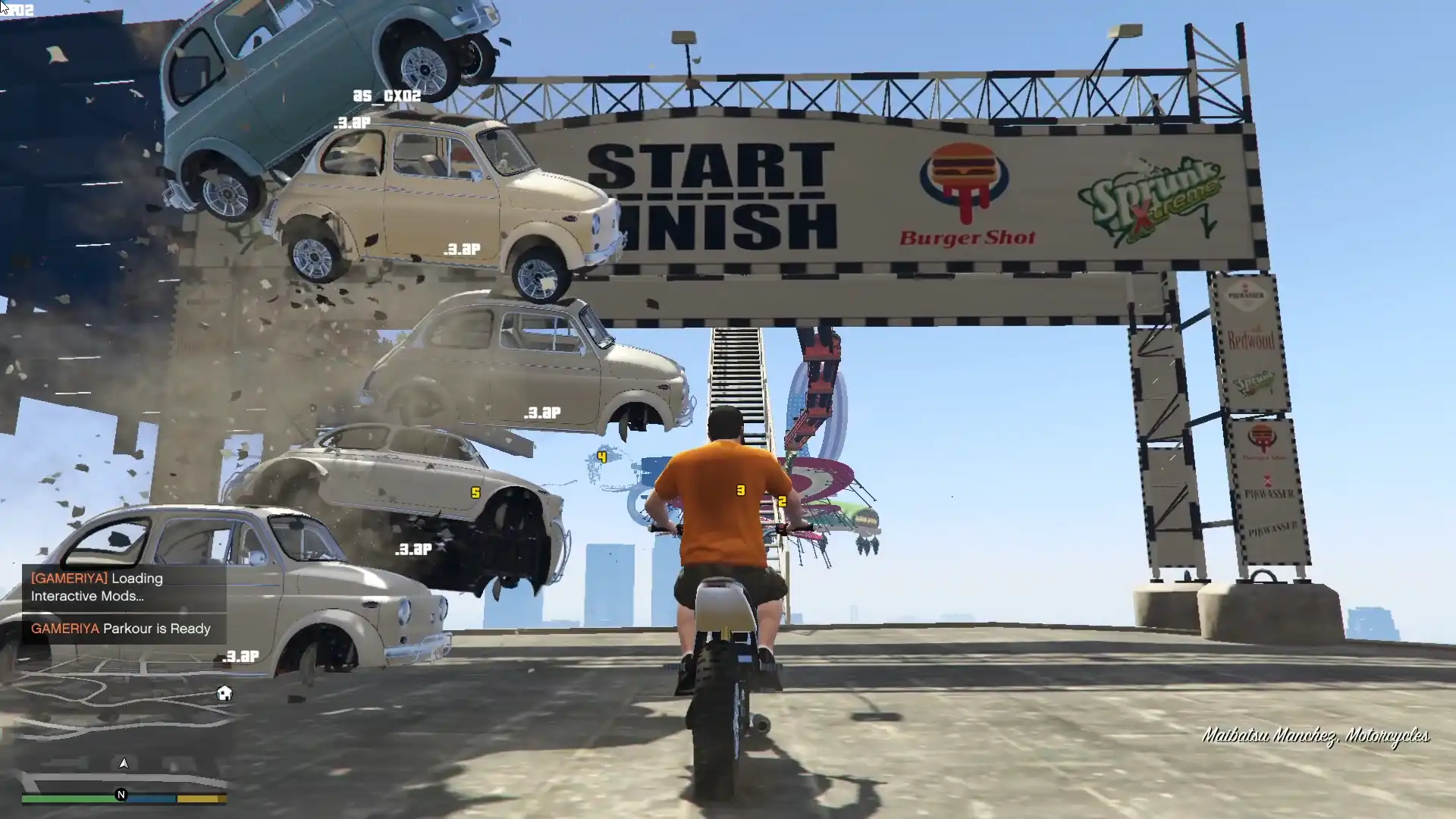 GTA V Parkour - Interactive Mod